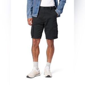 Men's Black Cargo Shorts